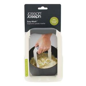 Joseph Joseph Easy-Mash Ergonomic Potato Masher - White/Grey New